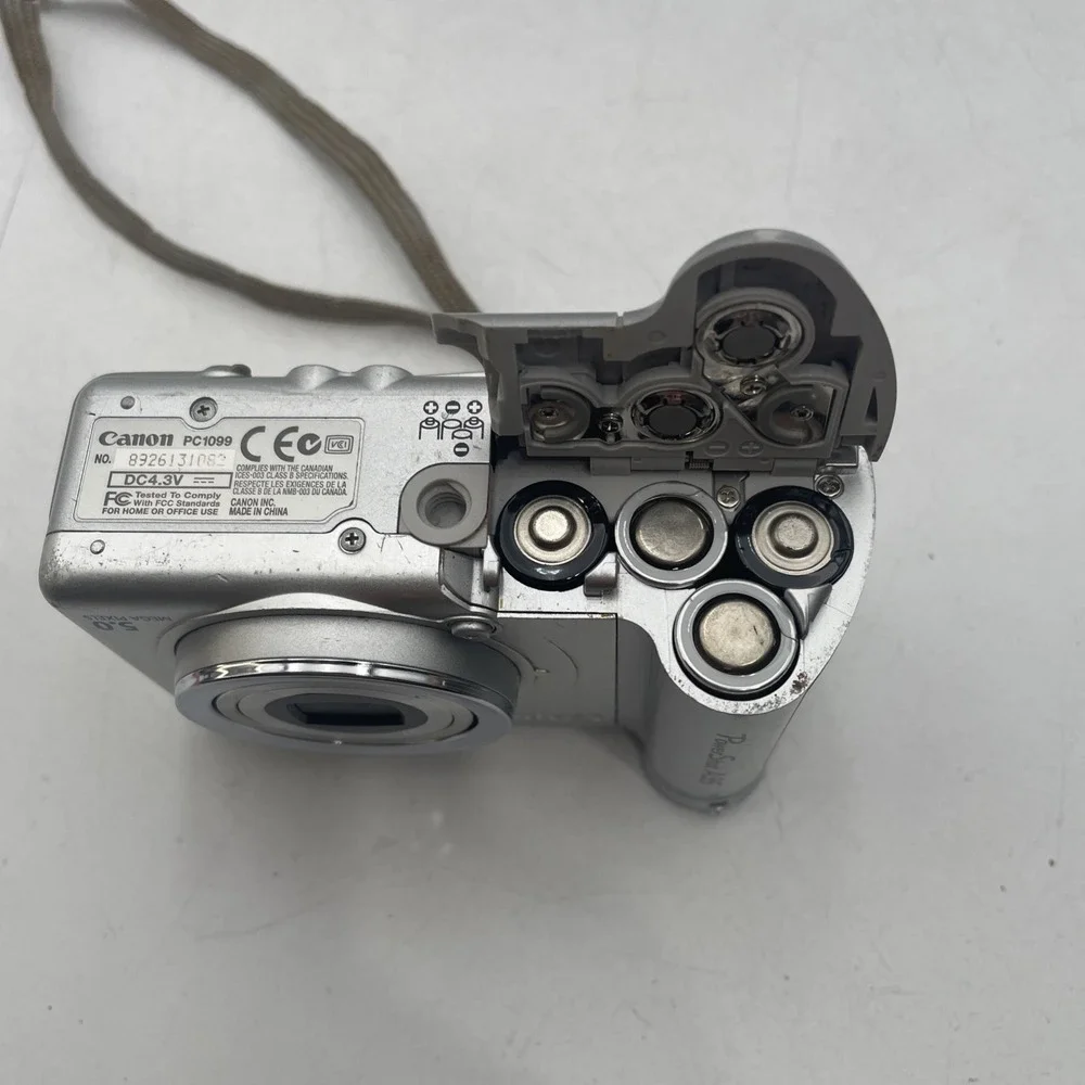 Canon PowerShot A95 5MP‎ Digital Camera 12X Zoom+Battery+Memory Card-TESTED